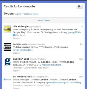 Twitter Student Job Search