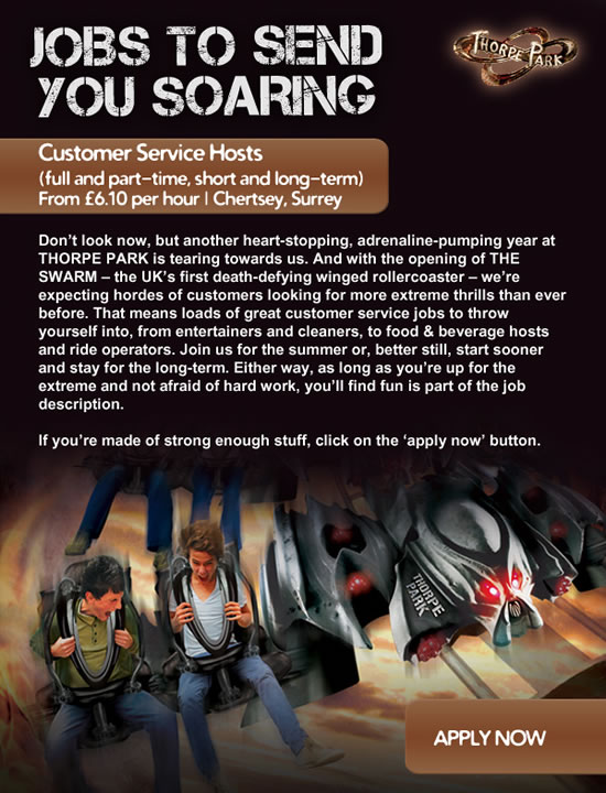 Thorpe Park Jobs