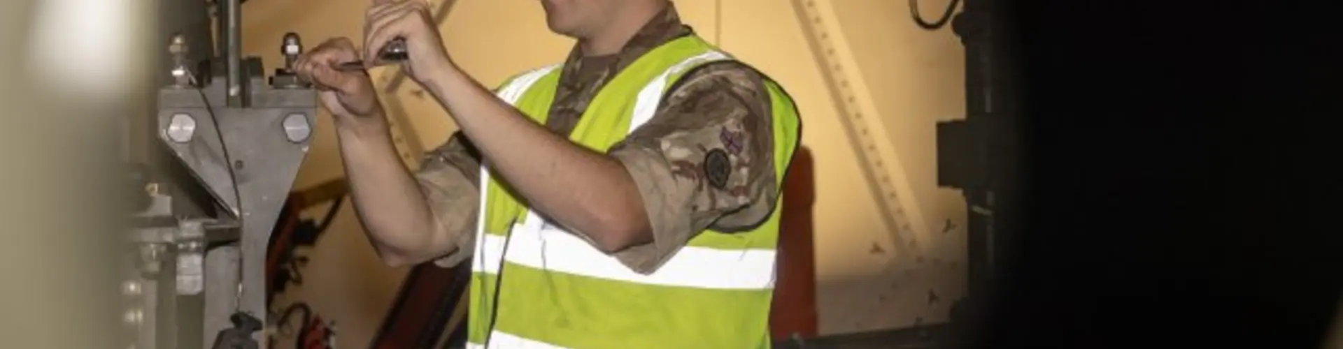 An RAF Apprentice at work