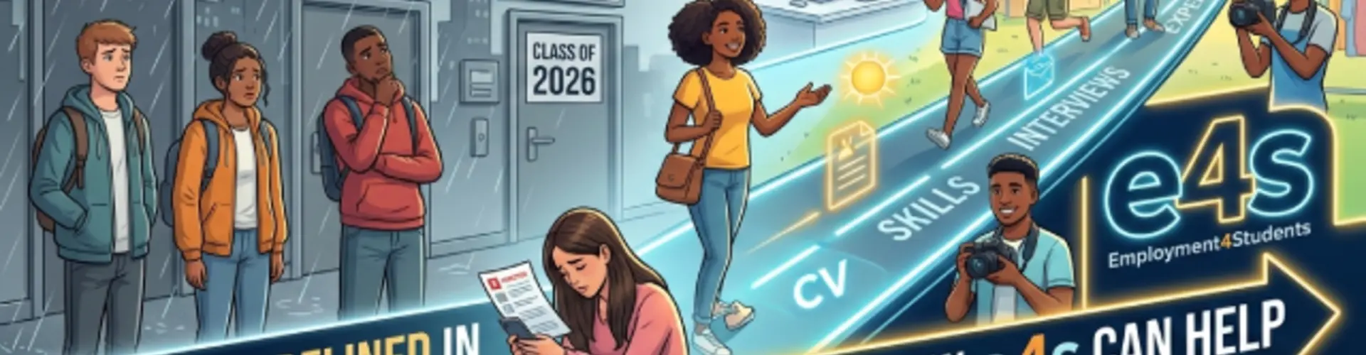 Young people in a variety of careers
