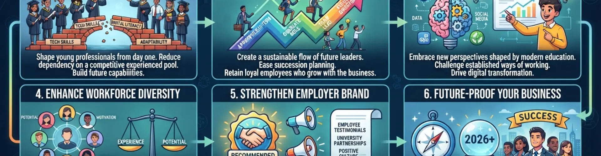 Recruiting Early Talent Infographic