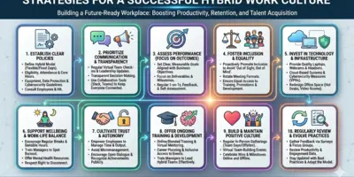 Hybrid Work Infographic