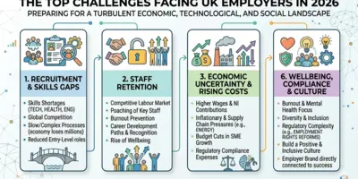 UK Recruitment Challenges 2026 Infographic