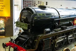 A train at the National Railway Museum