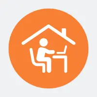 Work from home icon