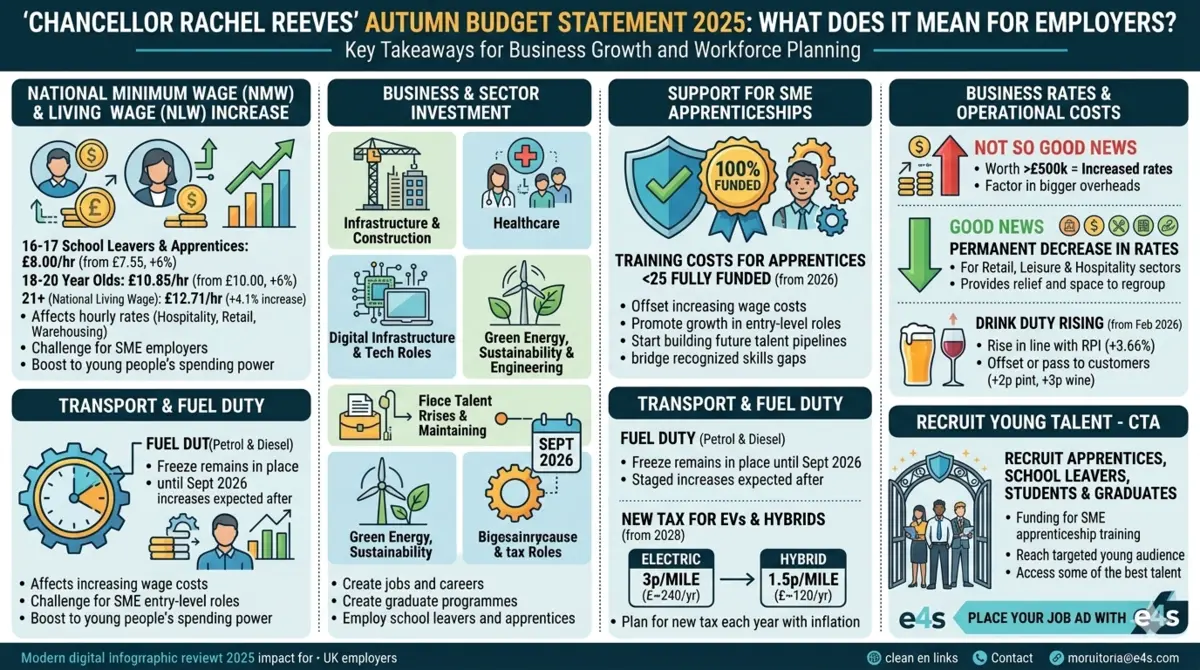 Autumn Budget Statement 2025 - What Does It Mean For Employers?